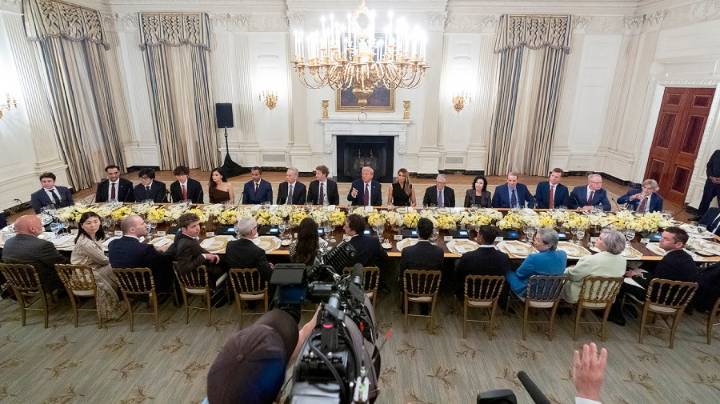 CEOs, tech leaders jump at chance to shmooze with Trump