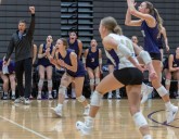 Lake Stevens volleyball knocks off No. 1 Curtis on Monday.