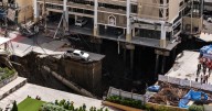 Bangkok road collapse creates sinkhole, disrupting traffic and prompting evacuations