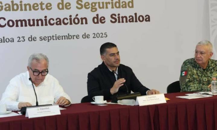 Se mantiene gabinete federal y fuerzas federales en Sinaloa: Harfuch