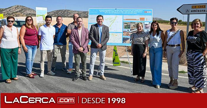 La Diputación ha concluido las obras de acondicionamiento de la carretera que une Herencia y Villarta de San Juan y hoy ha sido abierta al tráfico