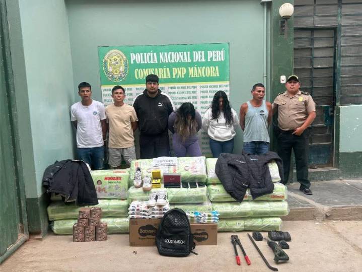 “Los Magos de las Carreteras”: seis detenidos en operativo en Máncora