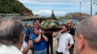 La Santina de Cudillero volvió a emerger del puerto