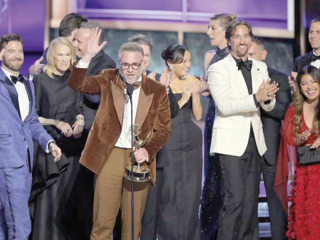 'The Pitt' and 'The Studio' celebrate at Emmy
