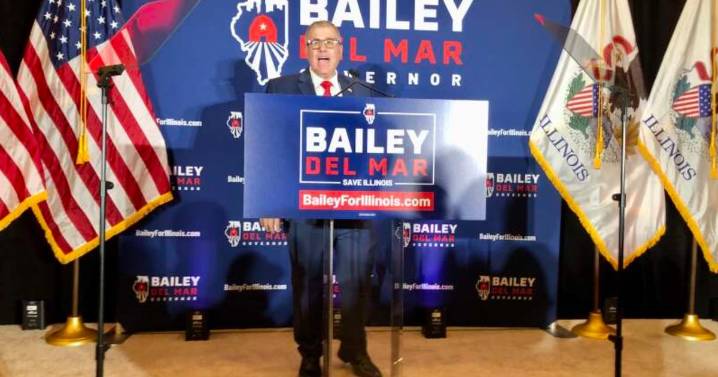 Bailey jumps into the governor’s race for a second time with Palatine’s Del Mar