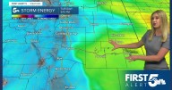 Warm on Wednesday with widely scattered thunderstorms