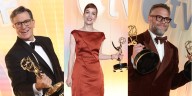 Apple TV+ Emmys Party 2025: See All the Photos of Stars Celebrating Their Big Wins! | 2025 Emmy Awards, Adam Randall, Akin Omotoso, Anna Sawai, Annie Gonzalez, apple tv plus, Bo Welch, Bowen Yang, Bre