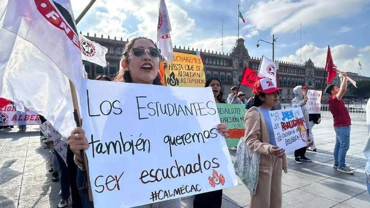 Gobierno de Claudia Sheinbaum ignora a estudiantes de Oaxaca