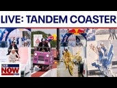 WATCH LIVE: Red Bull Tandem Roller Coaster in Florida