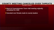 Board of Commissioners town hall meeting canceled due to threats
