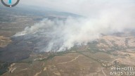 Los medios aéreos vuelven al fuego zamorano de Castromil, en nivel 1