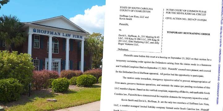Judge order: Lowcountry attorney cannot restrict financial records from law partner
