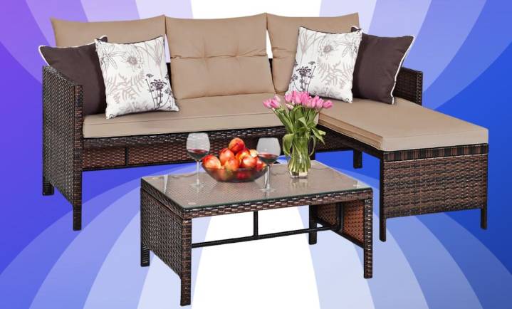 Walmart Costway 3-piece patio set on sale for $189 with free shipping