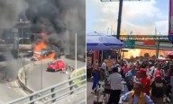 Explosión de pipa de gas en Iztapalapa deja 18 heridos y cierre del Metro