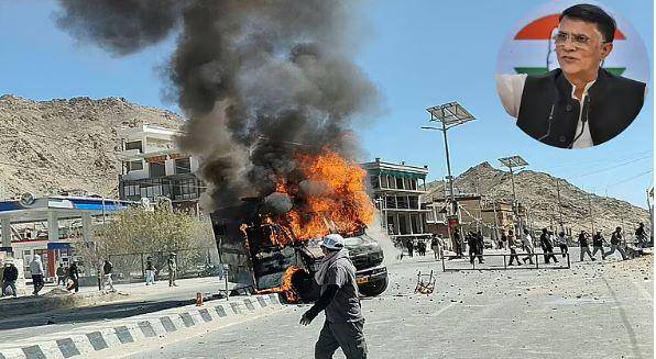Congress blames BJP govt for Ladakh violence, calls unrest a self