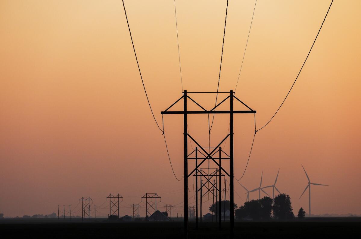 Low-flying helicopters to inspect transmission lines