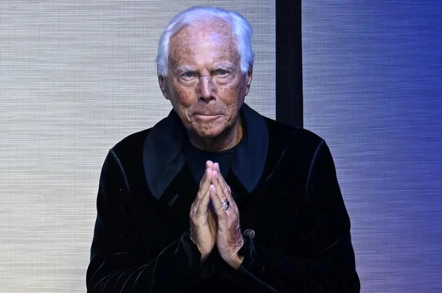 Murió Giorgio Armani, "rey de la moda italiana"