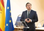 Canciller español traza líneas de política exterior