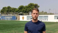 Calero habla de situaciones "cómicas" y "poco agradables" en su salida del Real Zaragoza