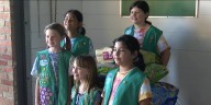 Girl Scouts closes animal hunger gap by collecting over one thousand pounds of food
