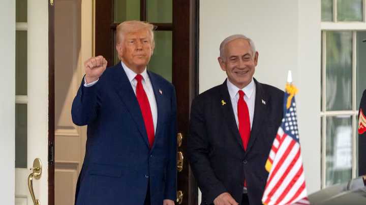 Trump y Netanyahu presentaron un "plan de paz" para Gaza
