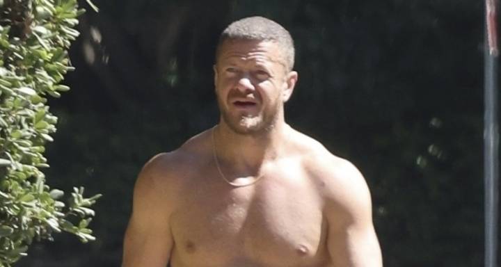 Dan Reynolds Bares Buff Boby on Shirtless Hike in Los Feliz 
