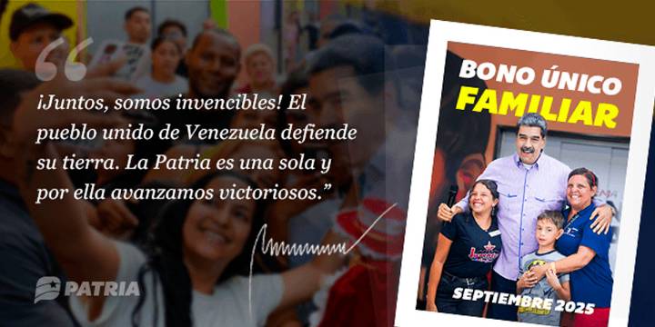 Inicia la entrega del Bono Único Familiar