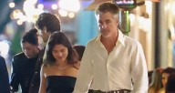 Chris Pine & Girlfriend Keana Sky Wenger Hold Hands During Night Out with Friends 