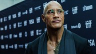 How much of The Rock was in The Smashing Machine?
