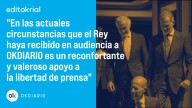 Gracias por su defensa de la prensa libre, Majestad