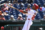 Deadspin | Nasim Nunez belts first two MLB homers as Nationals sweep Marlins