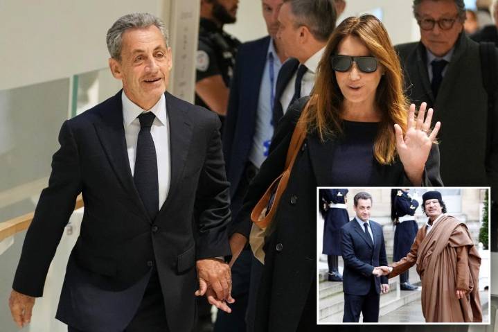 Former French President Sarkozy found guilty on some charges in Libya campaign financing case