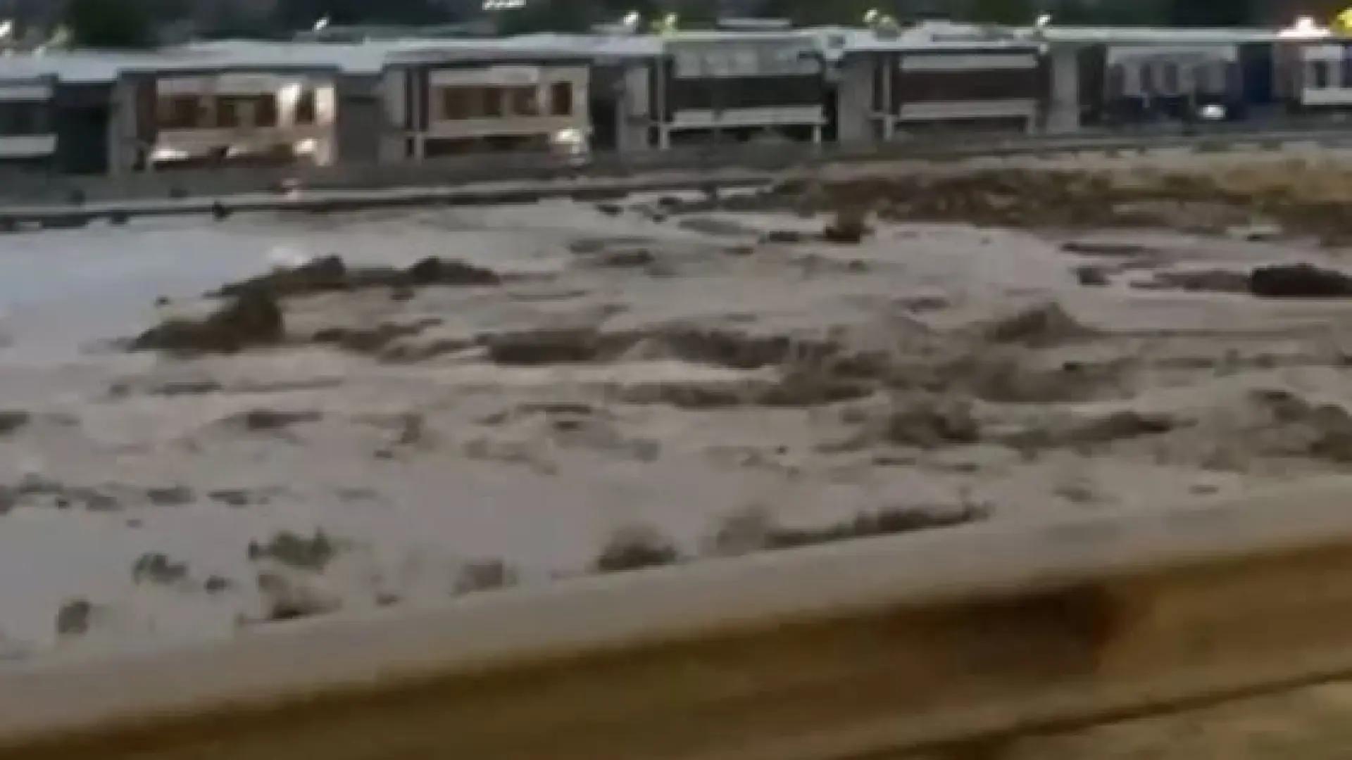 Rescates y calles anegadas en Cuarte y María de Huerva: "El agua corre como un río"