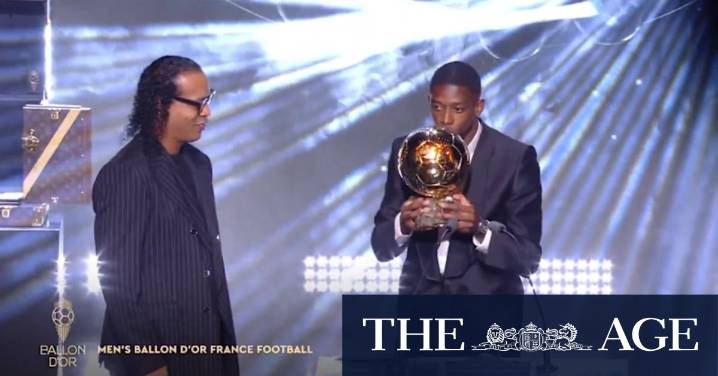 Ousmane Dembele wins the Ballon d'Or