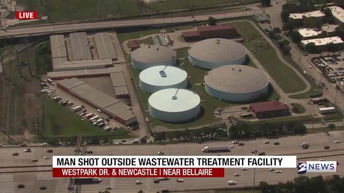 Security shoots man armed with pipe during fight at Houston wastewater treatment facility, HPD says