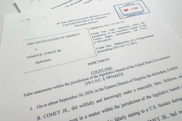 A look at the Trump-Comey relationship and the indictment against the former FBI director