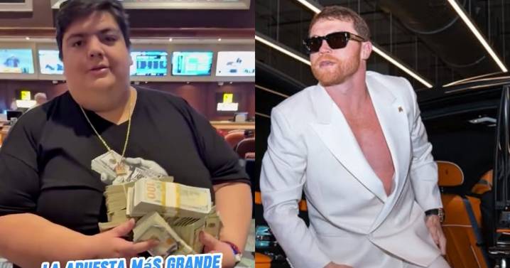 Influencer mexicano pierde 100 mil dólares tras apostarle al Canelo y así fue su reacción
