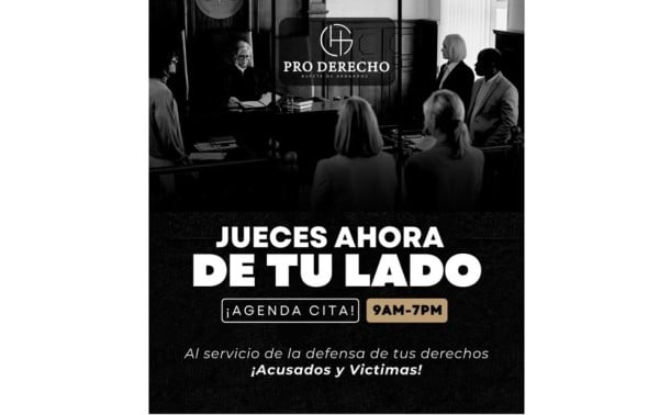 -“Jueces ahora de tu lado”, oferta para malandros
