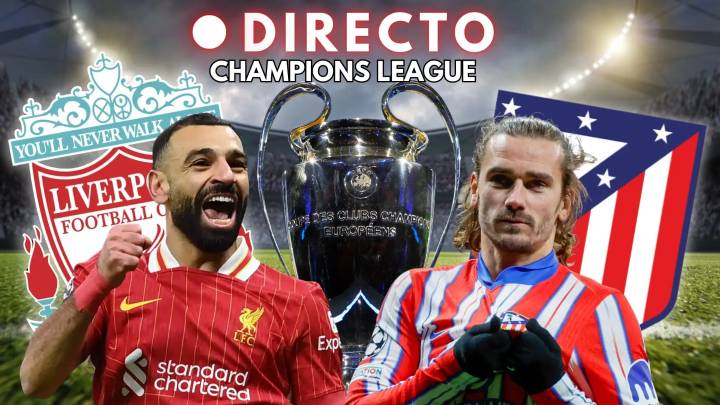 Liverpool - Atlético de Madrid de Champions, en directo: marcador, goles y última hora de la fase liga