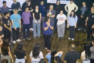 El cuerpo como instrumento, taller en Escuela de Música