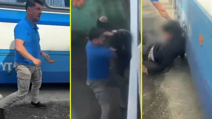 Video capta cobarde agresión de chofer de micro a estudiante de Temuco: Al menor le falló su pase escolar electrónico