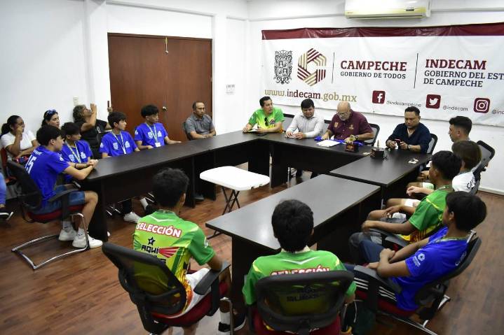 INDECAM CELEBRA HISTÓRICO TRIUNFO DEL SELECTIVO SUB-15 DE CAMPECHE EN LA GIMNASIADA NACIONAL
