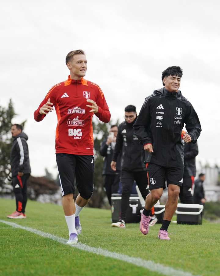 Selección realizó segundo día de trabajos en Uruguay con Oliver Sonne y Kenji Cabrera