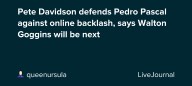 Pete Davidson defends Pedro Pascal against online backlash, says Walton Goggins will be next: ohnotheydidnt