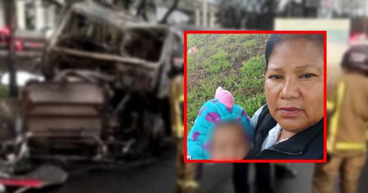 La emotiva foto de abuelita Alicia que salvó a su nieta 10 minutos antes de la explosión de pipa en Iztapalapa