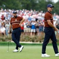 McIlroy fires back at hecklers in intense Ryder Cup atmosphere