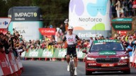 Vine climbs to victory on Vuelta stage 10, Vingegaard retakes red
