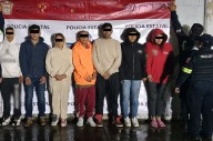 Detienen a siete integrantes de banda dedicada al robo de vehículos en Tianguistenco, Capulhuac y Xalatlaco