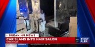 Car slams into Greenville hair salon