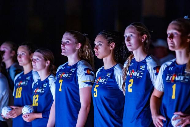 UNC volleyball beats Colorado State in five sets to start the schools’ rivalry week